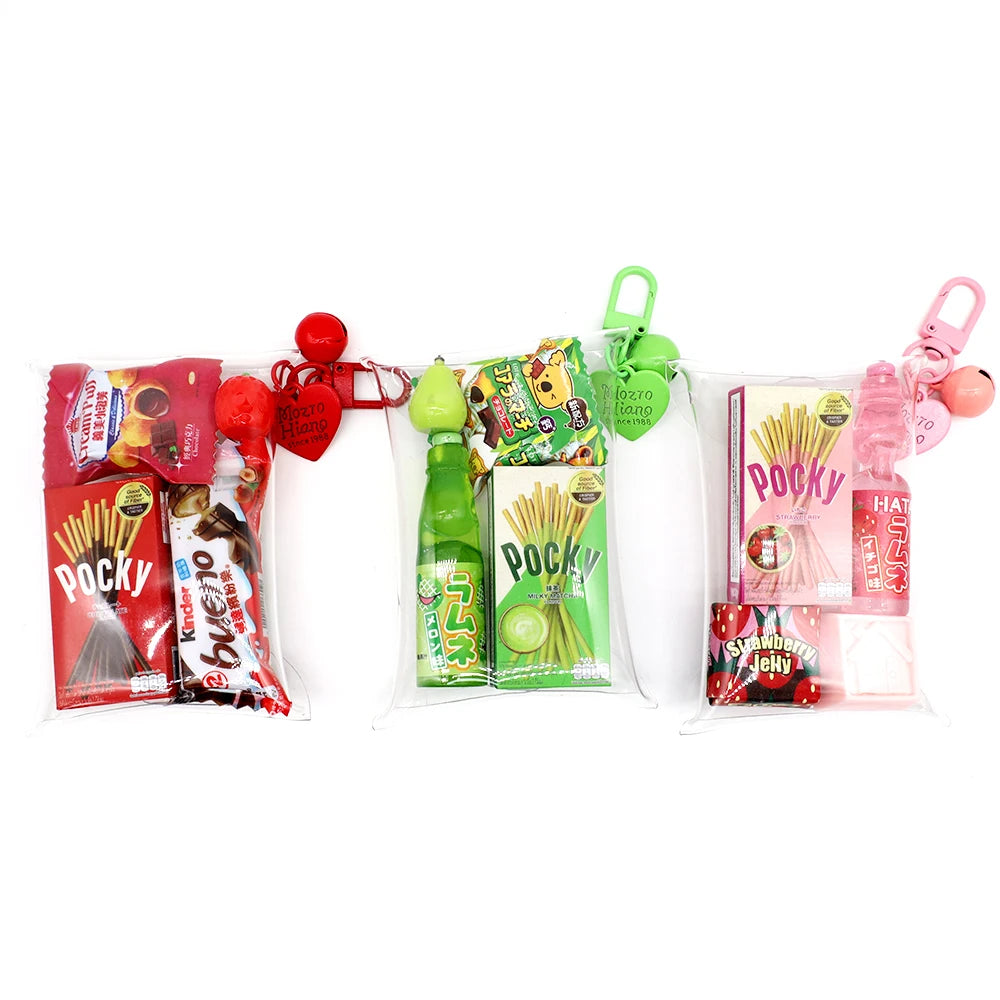 Japanese DIY Twisted Egg Bag Keychain | Mini Food and Play Bag Pendant | Rainbow Colored Homemade Twisted Egg Storage Bag Pendan