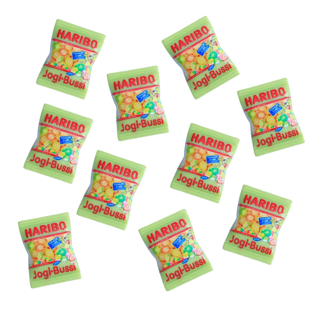 10pcs Resin Mini Candy 3d Resin Flat Cabochons Scrapbook Kawaii Diy Jewelry Craft Decoration Embellishments Hairpin Accessories